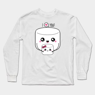 I Love You Marshmallow Long Sleeve T-Shirt